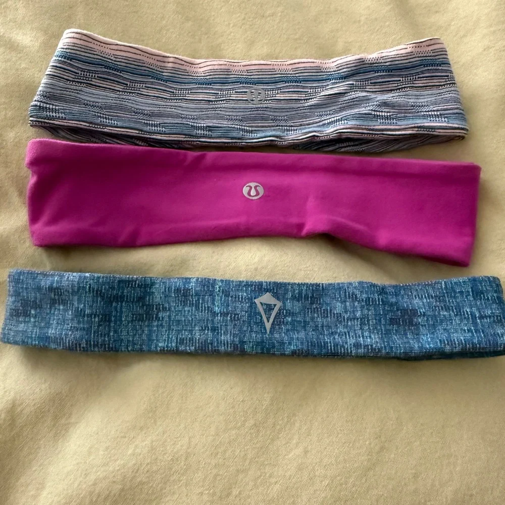 Athletic Headbands – Lot of 3 (Lululemon and Ivivva)